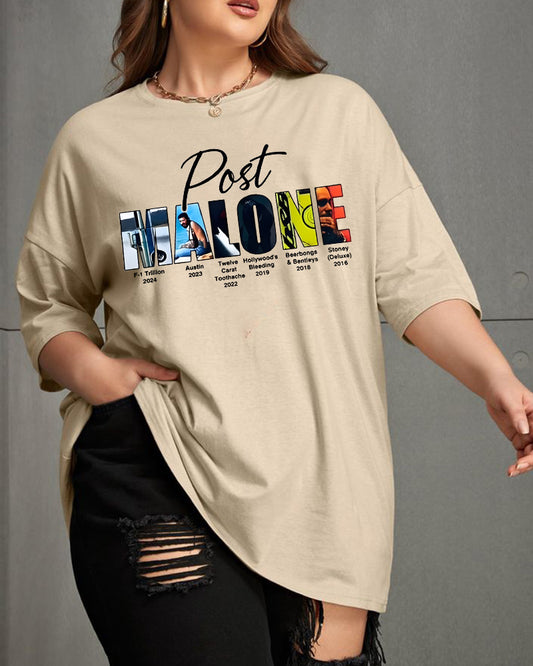 POST Women's Crew Neck Plus Size T-shirt