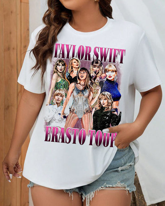 Taylor Crew Neck Plus Size Women's Short-sleeved T-shirt