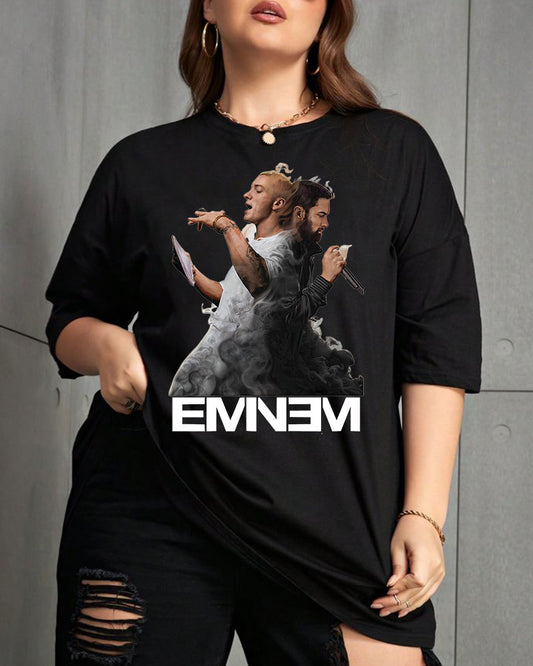 ENNEM Women's Crewneck Plus Size T-shirt