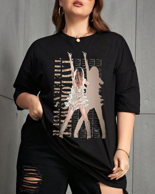 Taylor Crew Neck Plus Size Short-sleeved T-shirt